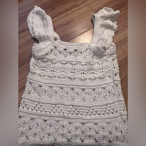 Loft crocheted top